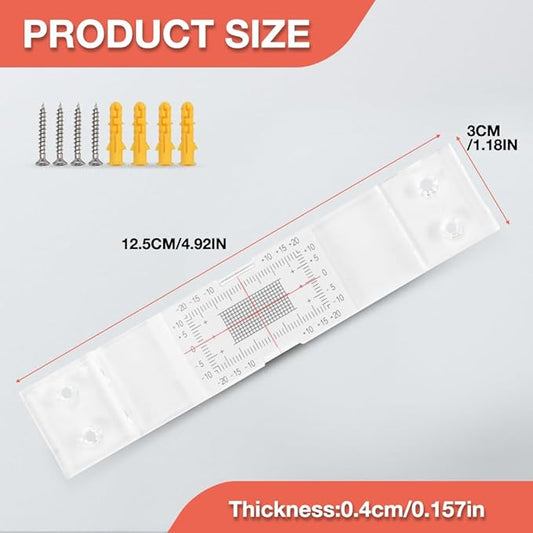 Standard Tell-Tale Crack Monitor – Precision Crack Monitoring Gauge for Walls, for Internal/External Use, with Screws & Record Sheet