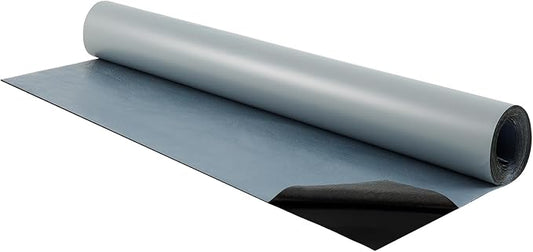 40in x 16.5ft Roof Waterproof Tape, Heavy Duty TPU Self-Adhesive Leak Repair for Large Roofs, Warehouses, Commercial Buildings & Industrial Projects, Instant Weatherproof Seal (Gray)