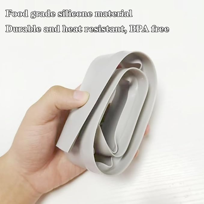 2 Pack Flexible Kitchen Stove Gap Covers, Silicone Gap Fillers Between Counter and Stovetop,Washer, Oven, Dryer, Easy to Wipe, Food grade silicone material (White,25in)