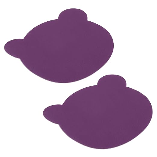 PATIKIL Leather Repair Patch, 2 Pcs 4 x 3.5 Inch Self-Adhesive Vinyl Patch Furniture Tape Repair Kit for Sofas Couches Stools Chairs Cabinets Bags, Purple