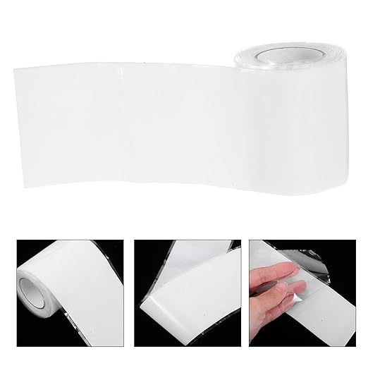 Silicone Rubber Waterproof Pipe Repair Tape 5cm X 1m Thick 1mm Self-Adhesive Leak Sealant Tape for Plumbing and Water Hose Emergency Repair