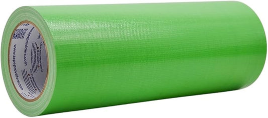 WOD DTC10 Advanced Strength Industrial Grade Light Green Duct Tape, 12 inch x 60 ft. Waterproof, UV Resistant For Crafts & Home Improvement