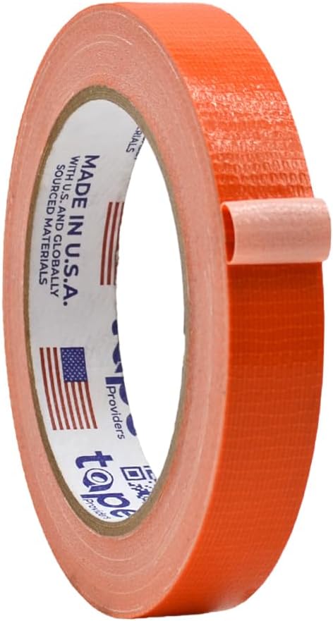 WOD DTC10 Advanced Strength Industrial Grade Racing Orange Duct Tape, 3/4 inch x 60 ft. Waterproof, UV Resistant For Crafts & Home Improvement