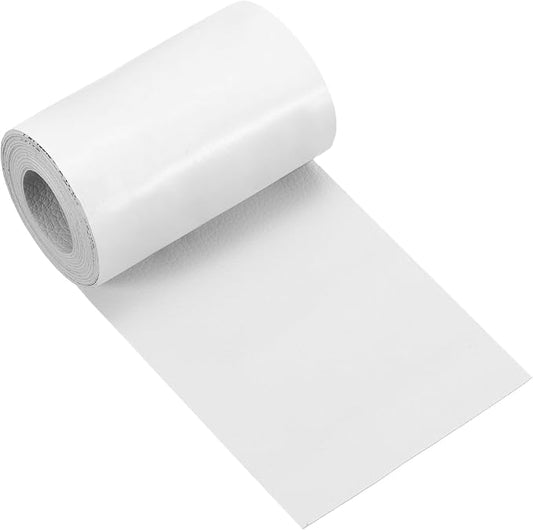 MECCANIXITY Leather Repair Patch 3"x60" Self-Adhesive Leather Vinyl Repair Tape Kit for Furniture Couches Sofa Chair Car Boat Seats Jackets, White