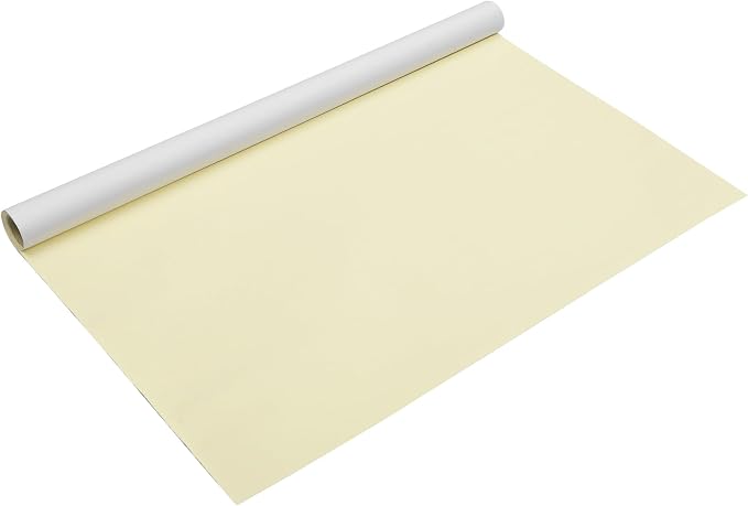 Self Adhesive Leather Repair Patch Strong Stickiness 19.6"x27.5" Leather Repair Tape PVC Faux Leather Beige Yellow 1 Pcs