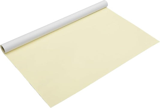 Self Adhesive Leather Repair Patch Strong Stickiness 19.6"x27.5" Leather Repair Tape PVC Faux Leather Beige Yellow 1 Pcs