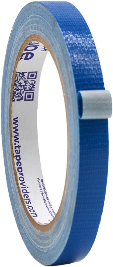 WOD DTC10 Advanced Strength Industrial Grade Dark Blue Duct Tape, 1/4 inch x 60 ft. Waterproof, UV Resistant For Crafts & Home Improvement