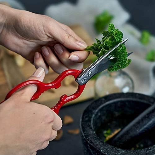 ZWILLING Forged Multi-Purpose Kitchen Shears - Red Handle