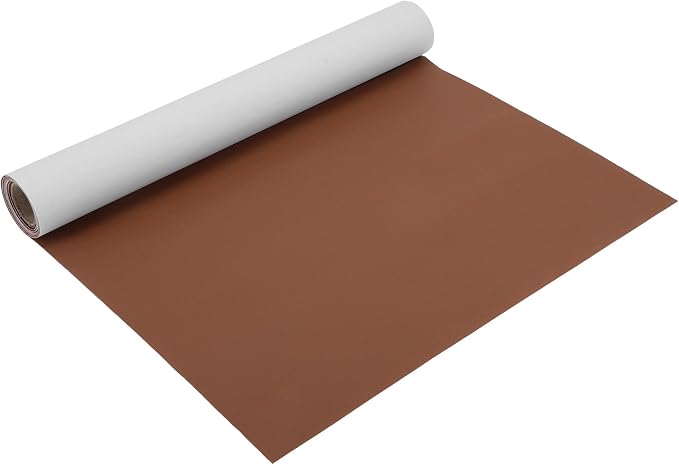 Self Adhesive Leather Repair Patch Strong Stickiness 39"x11.8" Leather Repair Tape PVC Faux Leather Coffee 1 Pcs