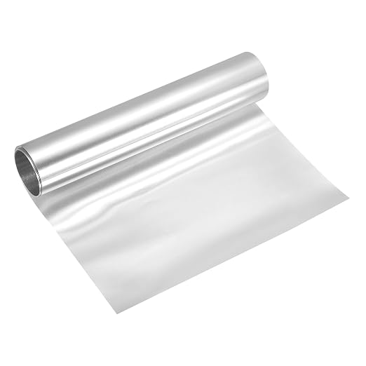uxcell Aluminum Flashing Roll, 8in x 3.3ft Metal Roof Panels 0.05mm Waterproof Aluminum Sheet Roll for House Repair, Roof Flashing, Sealing Windows Doors, DIY Projects