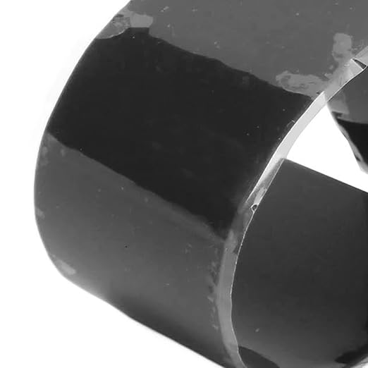 Self Fusing Silicone Tape, Waterproof Insulation Adhesive Tape, 2 Rolls 1.5m x 2.5cm - Heat, Easy Tear, Durable Pipe and Hose Repair Solution (Black)