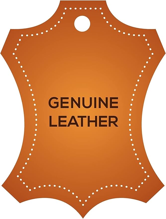 TOFL 3/8" Wide Flat Leather Cord – 72" (6 Feet) Long × 1/8" Thick (7-8oz) | Real Cowhide Leather Strips for Crafts | Orange