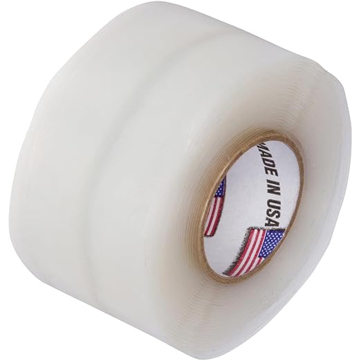 Tommy Tape Self-Fusing Silicone Repair Tape 1 in x 10 ft Clear