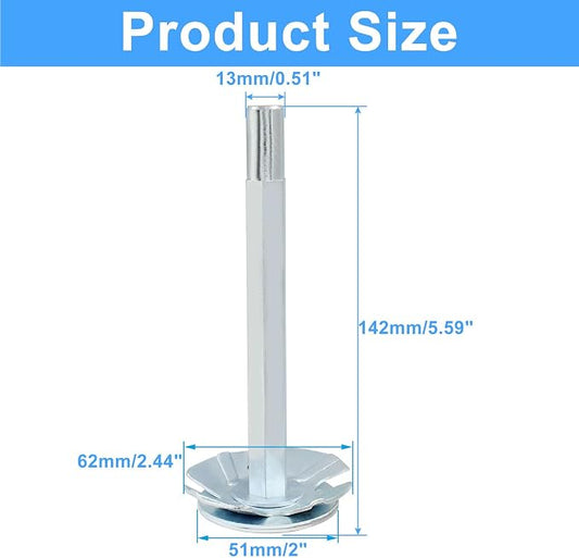 Biaungdo 2 Inch Plumbing PVC Pipe Reamer Cutter, PVC Pipe Fitting Socket Saver Pipe Reamer Tool for Removing SCH 40 from Hub, Fits 1/2 Inch Speed Power Drill