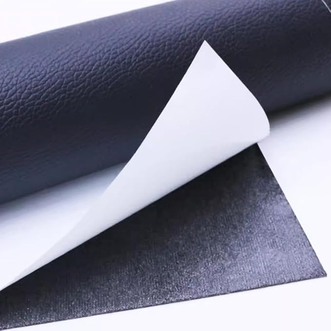 20 X 78 Inches Leather Repair Kit for Furniture, Waterproof Leather Tape Patch Couch Covers Car Seat Repair Self Adhesive Leather Repair Kit (Navy Blue)