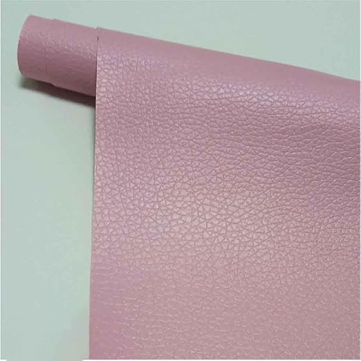 Leather Repair Patch,Self Adhesive Leather Repair Tape for Furniture,PU Leather Repair Kit for Car Seat, Couch, Sofa, Chair, (Pink,10X50 inch)