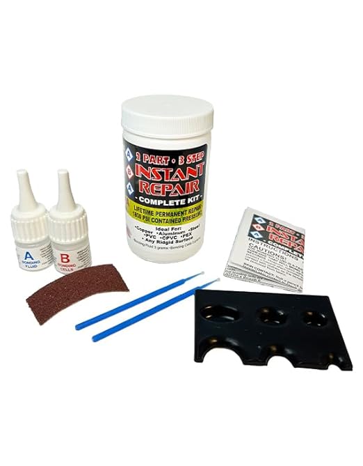 Instant Repair: Permanently Repair Holes in Pipes, Seal Cracked Tubing, Fix Leaks in Metal - Used by HVAC Plumbing, Automotive, and Marine Professionals