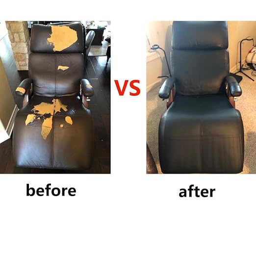 Faux Leather Repair Tape Self-Adhesive Waterproof Leather Curved Surface Refurbish Patch for Sofas, Car Seats, Handbags,Furniture,Jackets,DIY;Multi-Color & Size are Available;Quick & Easy fix