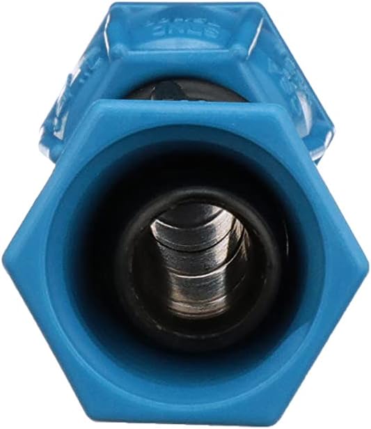 Watts 88005243 Anka (ASC12) High Pressure Poly-Pipe Straight Coupling Insert Fitting, 1/2", Black and Blue (Pack of 2)