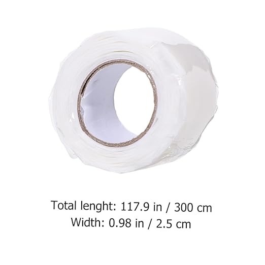 Pipe Sealing Tape Rubberized Repair Tape for Leaks Meters Long Wide Flexible Sealant for Plumbing Outdoor Use Easy to Apply Leak Stop Tape