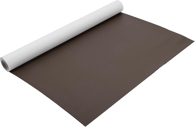 Self Adhesive Leather Repair Patch Strong Stickiness 60"x16" Leather Repair Tape PU Leather Deep Brown 1 Pcs