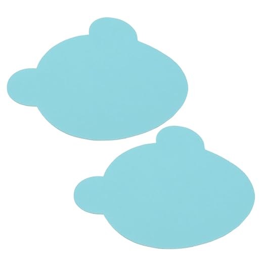 PATIKIL Leather Repair Patch, 2 Pcs 4 x 3.5 Inch Self-Adhesive Vinyl Patch Furniture Tape Repair Kit for Sofas Couches Stools Chairs Cabinets Bags, Sky Blue