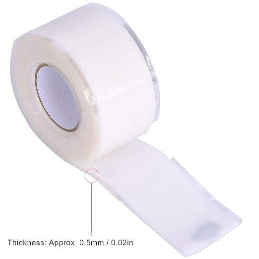 Tape, Strong Adhesion PVC PPR Pipes Repairing Supplies, Quick Seal, for PVC Pipe, PPR Pipe, Metal Pipe, Hard Plastic Pipe (White)
