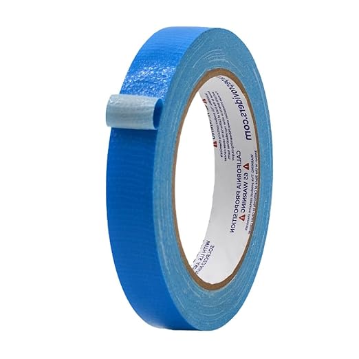 MAT Duct Tape Sky Blue Industrial Grade, 3/4 inch x 60 ft. Waterproof, UV Resistant for Crafts, Home Improvement, Repairs, & Projects