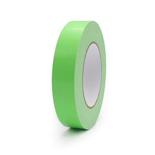 Duct Tape 1 Inch X 44 Yards, 8.5 mil Thickness, Heavy Duty Grass Green Duct Tape, No Residue, Waterproof, Tear by Hand for Repairs, Industrial, Professional Use