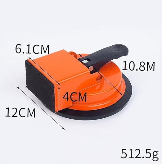 HUBAI Floor Gap Fixer Tool, Heavy Duty Laminate Floor Suction Cup Repair Tool, for Laminate, Wood, Tile, Vinyl Floor Gap Repair Tool - Durable, Compact, & Efficient Flooring Tools (Orange)