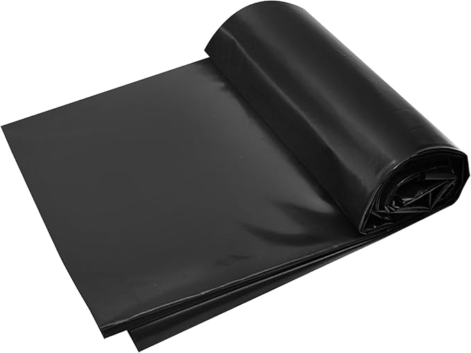 Adroiteet 10 x 10 FT Pond Liner, 20 Mil Fish Pond HDPE Liner, Pond Liners for Outdoor Ponds, Koi Ponds, Garden Fountain, Waterfall