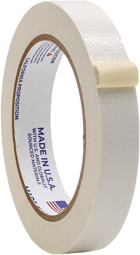 WOD DTC10 Advanced Strength Industrial Grade White Duct Tape, 3/4 inch x 60 ft. Waterproof, UV Resistant For Crafts & Home Improvement