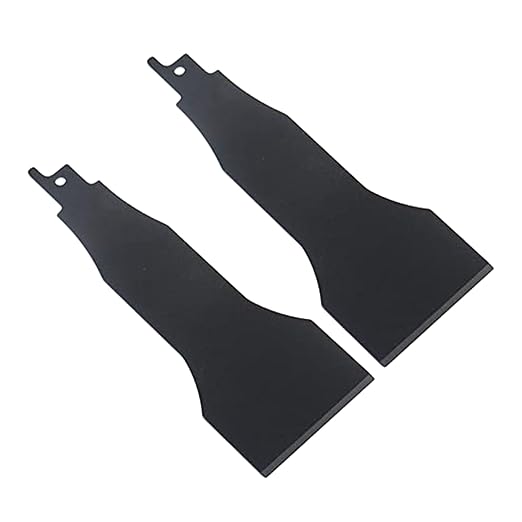 2pcs 2inch (50mm) HCS reciprocating Saw Blade Saber Shovel Length Cleaning Tool for Removing Tile Grout Glue Gaps, etc.…