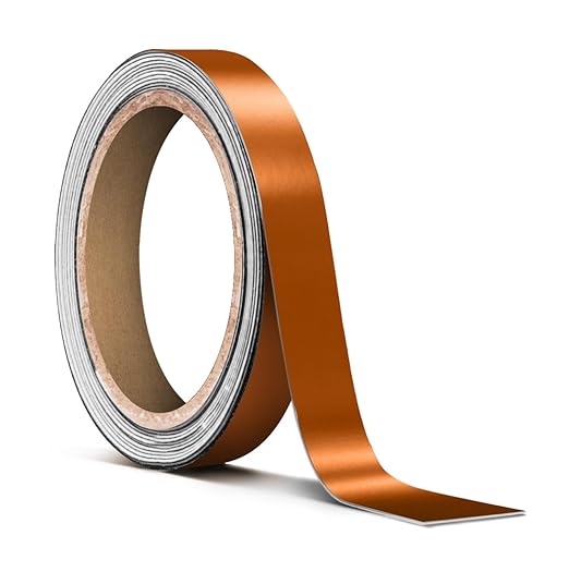 VViViD Satin Copper Chrome Pinstripe Vinyl Tape Roll (¼” x 25ft)
