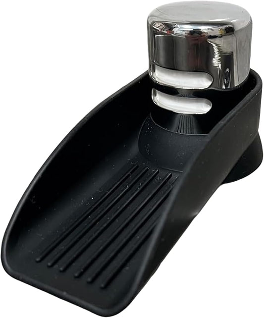 Air Gap Cover Water Ramp Silicone Splash Guard (Black)