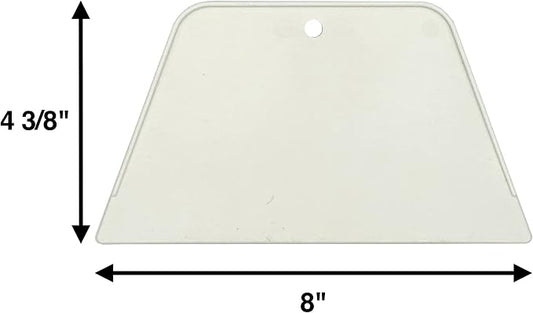 Rocky Mountain Goods 8" Wallpaper Smoother - Flexible Smoothing Tool - Makes Wallcovering Installation Quicker - Quickly Eliminates Bubbles - Rounded Corners Won't Damage Walls - White
