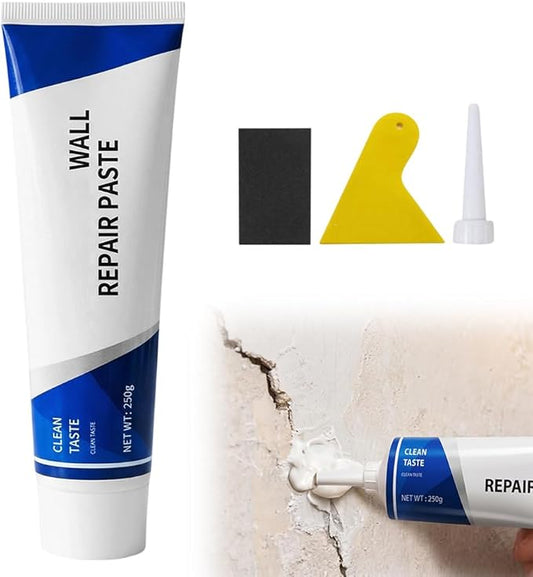 Efficient Drywall Repair Kit with Scraper, 2026 New Quick Drying Wall Mending Agent for Holes & Cracks for Holes, Cracks, Quick Easy Solution for Home Wall Efficient Patch Repair (1pc)