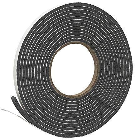 Frost King V734H Vinyl Foam Tape - Closed Cell - Moderate Compression, 3/4" W, 1/2" Thick, 10' L, Grey,Gray
