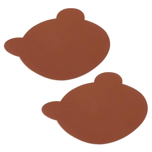PATIKIL Leather Repair Patch, 2 Pcs 4 x 3.5 Inch Self-Adhesive Vinyl Patch Furniture Tape Repair Kit for Sofas Couches Stools Chairs Cabinets Bags, Dark Brown