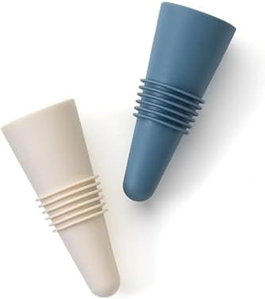 Rabbit Wine Stoppers and Beverage Bottle Stoppers, Silicone Set of 2