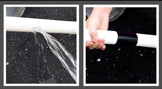 Original, Thick Flexible Rubberized Waterproof Tape - Seal and Patch Leaks, Works Underwater, Indoor Outdoor - Home RV Roof and Pool Repairs, Transparent, 4 in x 5 ft, Pack of 1