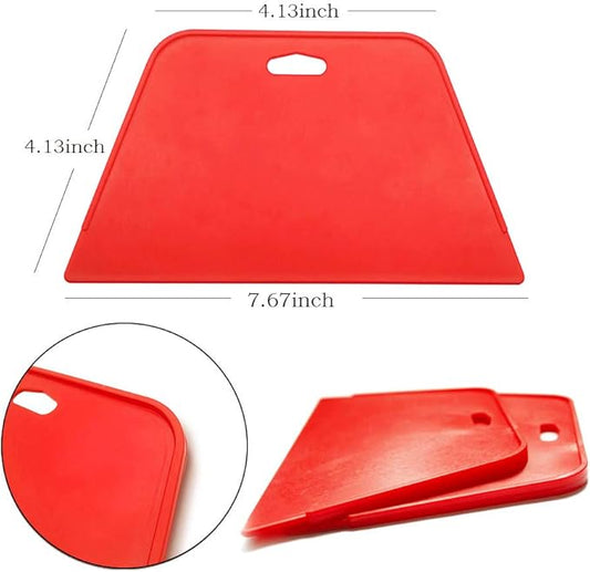 tiptopcarbon Wallpaper Smoothing Tool with 8 Inch Scraper for Contact Paper Adhesive Vinyl 10pcs/Pack