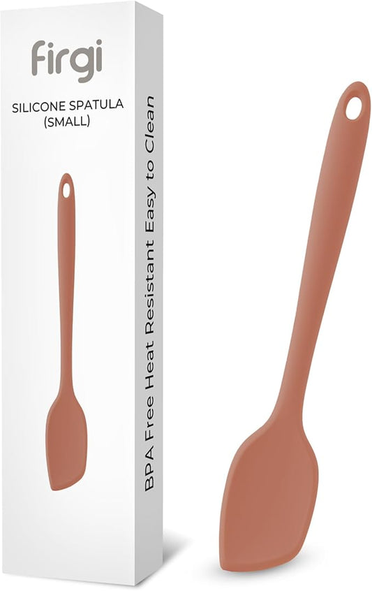 Platinum Silicone Spatula – BPA Free Silicone Spatula for Cooking – Heat Resistant Cooking Utensils for Non Stick Pans – One-Piece Spoonula for Baking, Mixing & More – Kitchen Scraper 9.3” Indie Pink