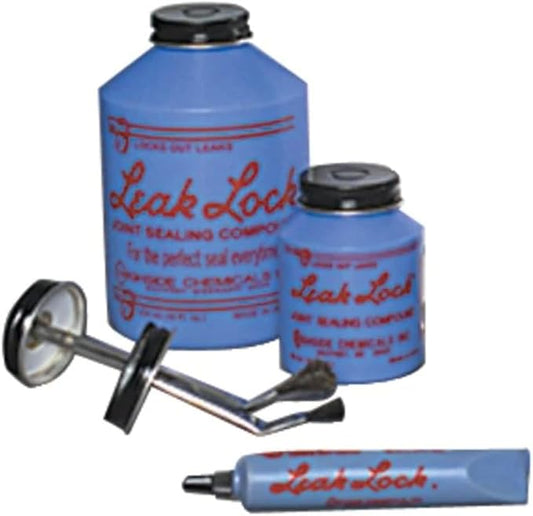 Highside Chemicals 10004 Leak Lock 4 Ounce Brush-Top Plastic Jar