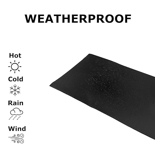 RV Roof Tape, 3" x 50' Black, RV Sealant Tape for Camper Roof Repair, Trailer Roof Sealant, Stop Camper Roof Leaks, UV-Resistant - Eternabond Equivalent (3" x 50', Black)
