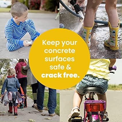 ConSandtrate Concrete Crack Filler - 2 LB (Single Bottle) for Filling in Concrete Cracks on driveways, walkways and patios (Gray)