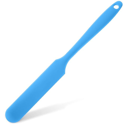 Patelai Non Stick Wax Spatulas Silicone Waxing Sticks Waxing Applicator Hair Removal Large Reusable Scraper Large Area Hard Wax Sticks for Home Salon Body Use Mixing Resin(Blue)