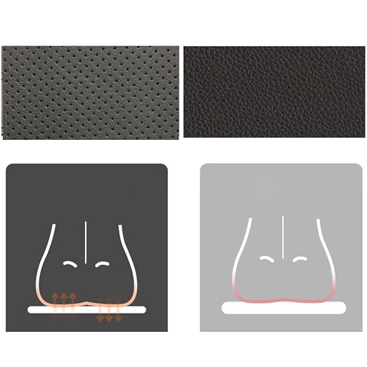 Leather Repair Patch 17.7x78.7 Breathable Perforated Adhesive Self-Adhesive Repair Patch, Furniture Couch Car Seats Office Chairs Sofa Refurbished Patch