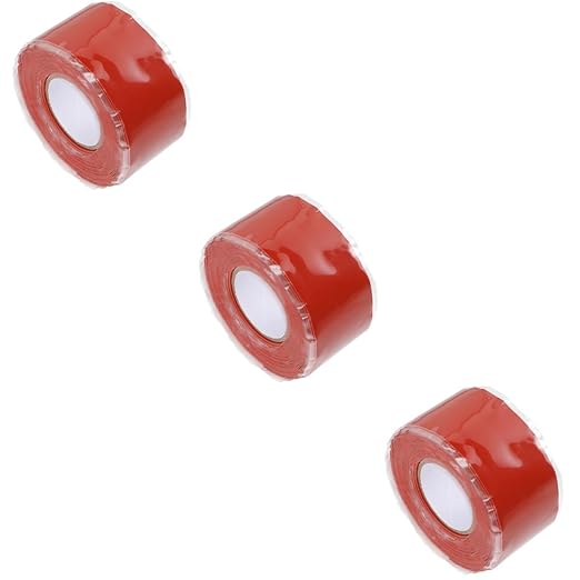 Alipis 3pcs Pipe Sealing Tape Self-Adhesive Flexible Sealant for Plumbing Repairs for More