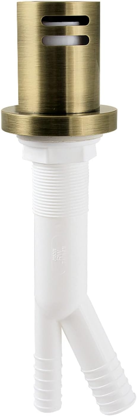 Kingston Brass KA821AB Trimscape Dishwasher Air Gap, Antique Brass
